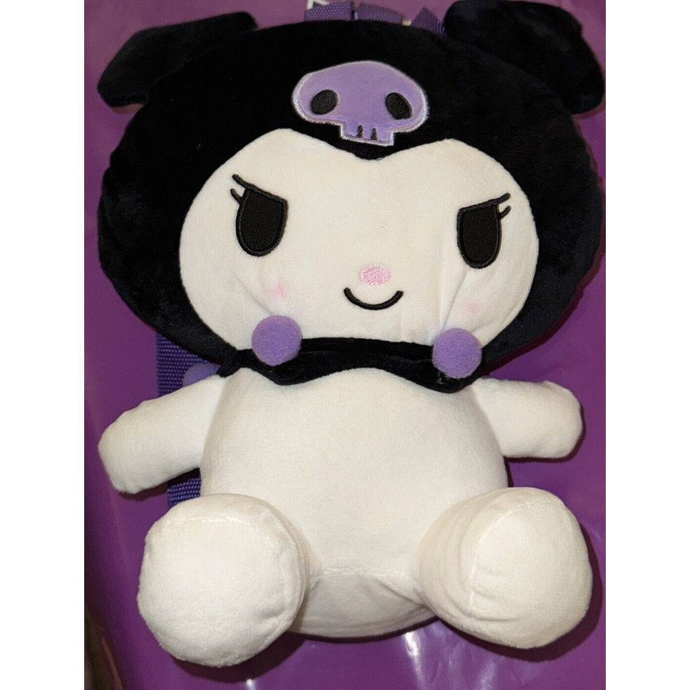 Sanrio Kuromi Backpack Plush 14 Inches Authentic Toy Gift Doll Hello Kitty New